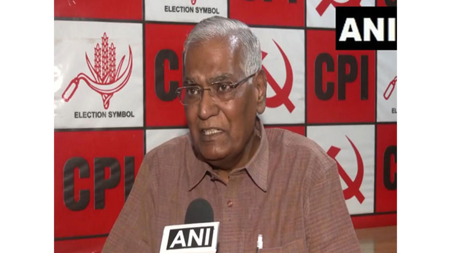 सीपीआई महासचिव ने एयर इंडिया हादसे पर उठाए सवाल, 
