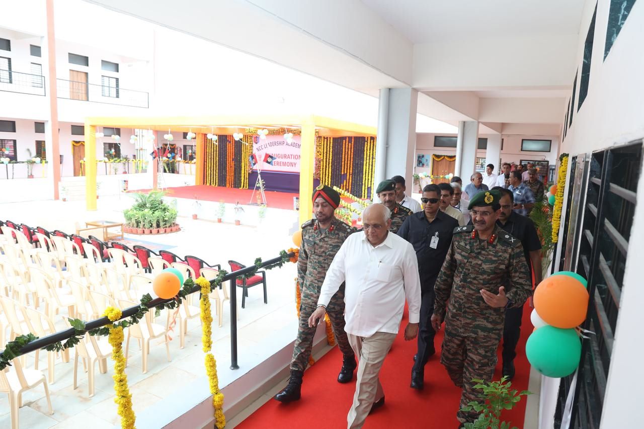 मुख्यमंत्री श्री भूपेंद्र पटेल ने आणंद जिले के नावली में पांच करोड़ रुपए के खर्च से निर्मित एनसीसी लीडरशिप एकेडमी भवन का लोकार्पण किया
