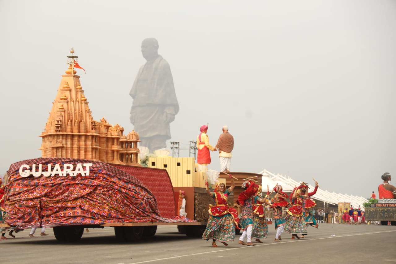 सरदार पटेल की 150वीं जयंती पर एकता नगर में ‘एक भारत, श्रेष्ठ भारत’ की भावना का उत्सव