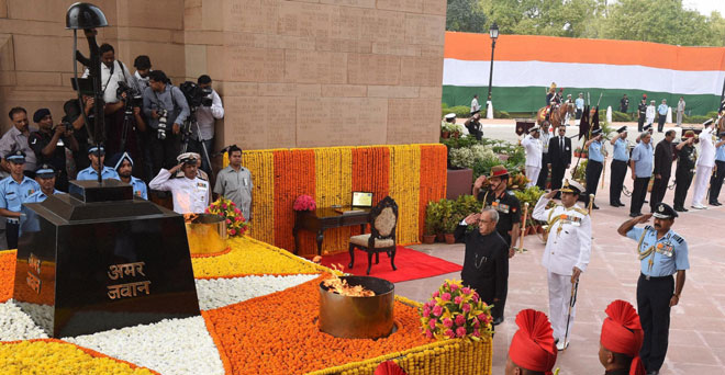 1965 युद्ध के शहीदों को सलामी