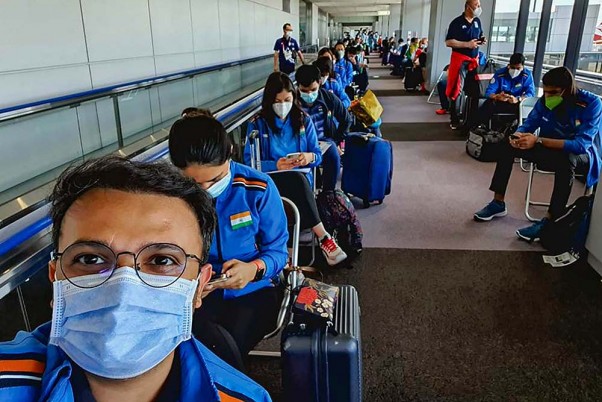 ओलंपिक 2020 के लिए भारतीय निशानेबाजी टीम पहुंची टोक्यो