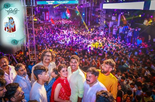 पुनित बालन की दही हांडी ने खींचा पुणे शहर का ध्यान