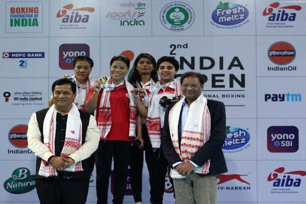 इंडिया ओपन में लगातार दूसरी बार एमसी मैरीकॉम ने जीता गोल्ड, ओलंपिक की तैयारियों को लेकर पहली बार 51 किग्रा वेट कैटेगरी में उतरी थीं मैरी