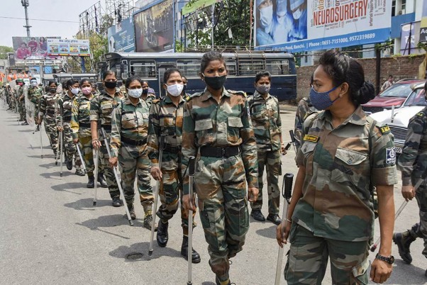 रांची में 22 से 29 अप्रैल तक स्वास्थ्य और सुरक्षा सप्ताह, सुरक्षाबल ने किया फ्लैग मार्च