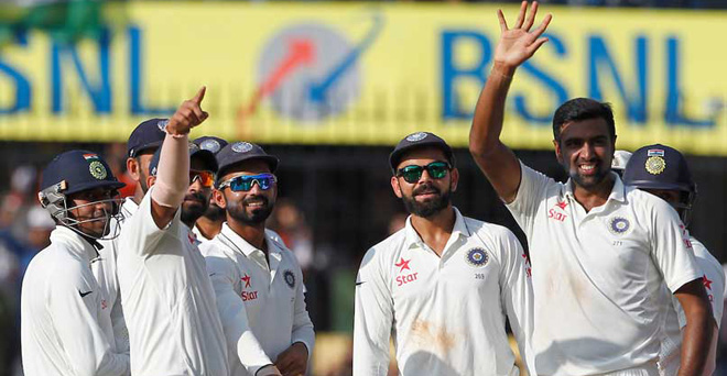 टीम इंडिया और अश्विन आईसीसी टेस्ट सूची में शीर्ष पर कायम