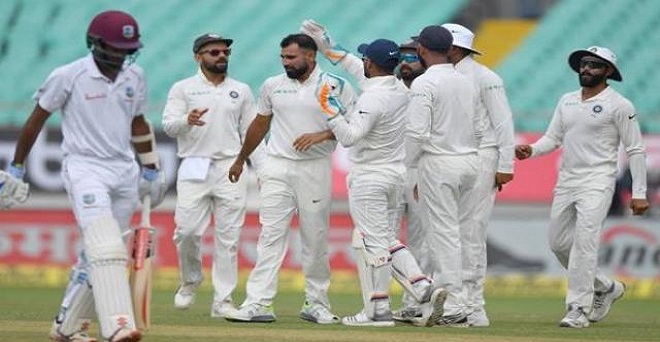 भारत ने वेस्ट इंडीज का किया क्लीन स्वीप, दूसरा टेस्ट 10 विकेट से जीता