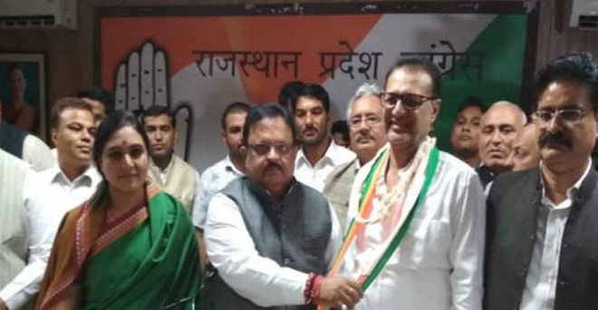 राजस्थान चुनाव: नागौर विधायक हबीबुर्रहमान ने भी छोड़ा BJP का साथ, थामा कांग्रेस का दामन