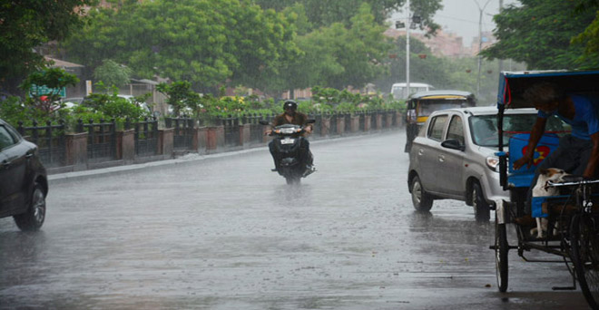 पूर्वोतर भारत के कुछ राज्यों में बारिश होने का अनुमान