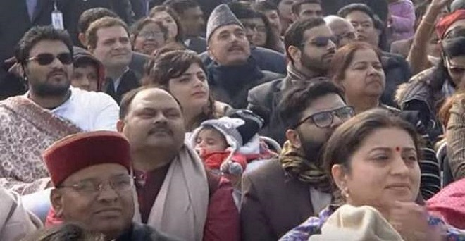 गणतंत्र दिवस समारोह में राहुल को चौथी फिर छठी पंक्ति में दी गई जगह, कांग्रेस ने जताया कड़ा ऐतराज