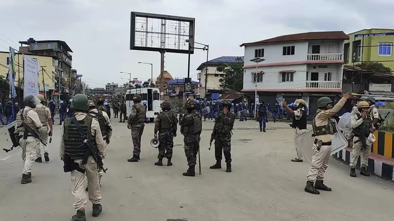 मणिपुर के मोरेह में अज्ञात बंदूकधारियों की पुलिस कमांडो से झड़प, हुई भारी गोलीबारी
