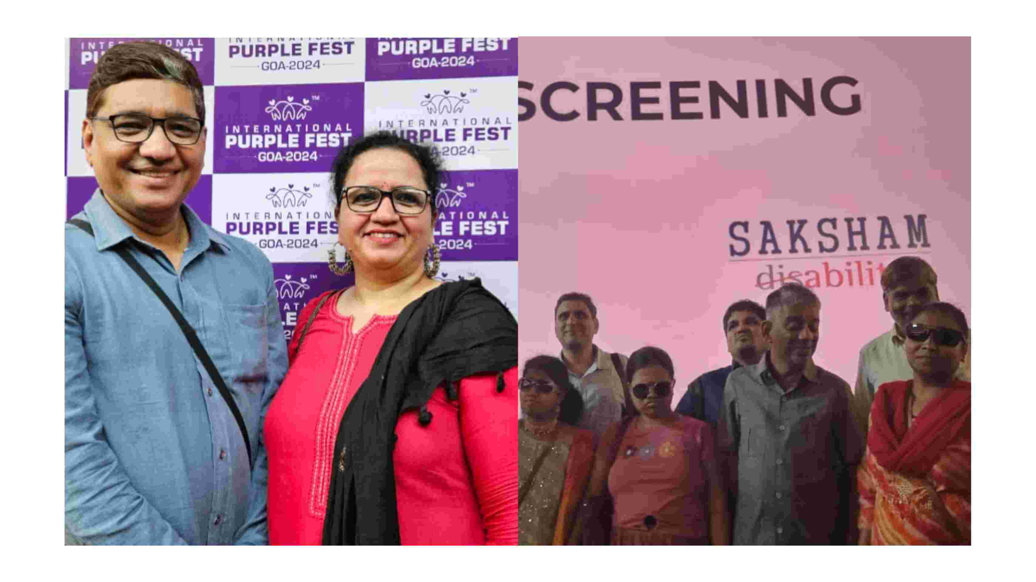 गोवा में इंटेरनेश्नल पर्पल फेस्ट की धूम, नरेंद्र जोशी ने दृष्टिबाधित दर्शकों को दी अनूठी सौगात