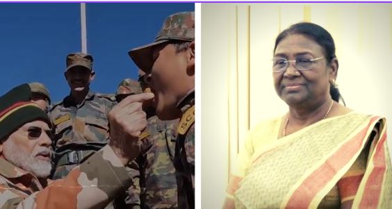 राष्ट्रपति मुर्मू और पीएम मोदी ने दी सेना दिवस की शुभकामनाएं, कहा- भारतीय सेना की देशभक्ति सभी नागरिकों के लिए प्रेरणा का बड़ा स्रोत