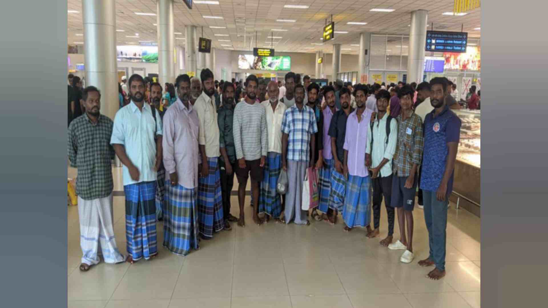तमिलनाडु: 19 भारतीय मछुआरों को श्रीलंका से वापस लाया गया