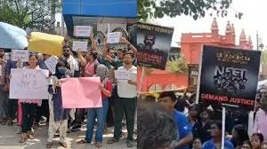 नीट विवाद: इच्छुक डॉक्टरों ने 'न्याय' के लिए किया विरोध प्रदर्शन, एनटीए के ग्रेस मार्क्स के कारणों पर उठाए सवाल