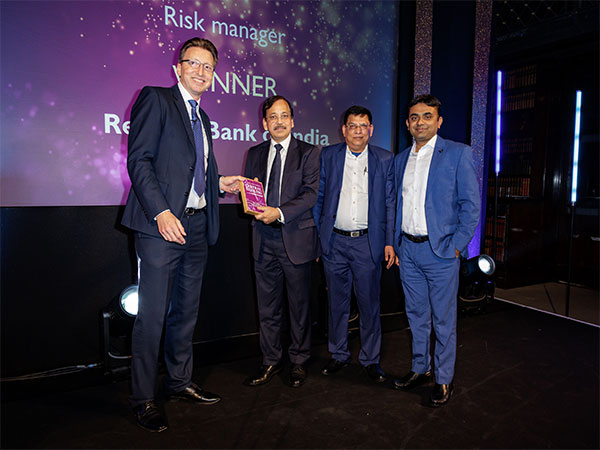 भारतीय रिजर्व बैंक ने लंदन में जीता वर्ष 2024 का 'रिस्क मैनेजर' पुरस्कार