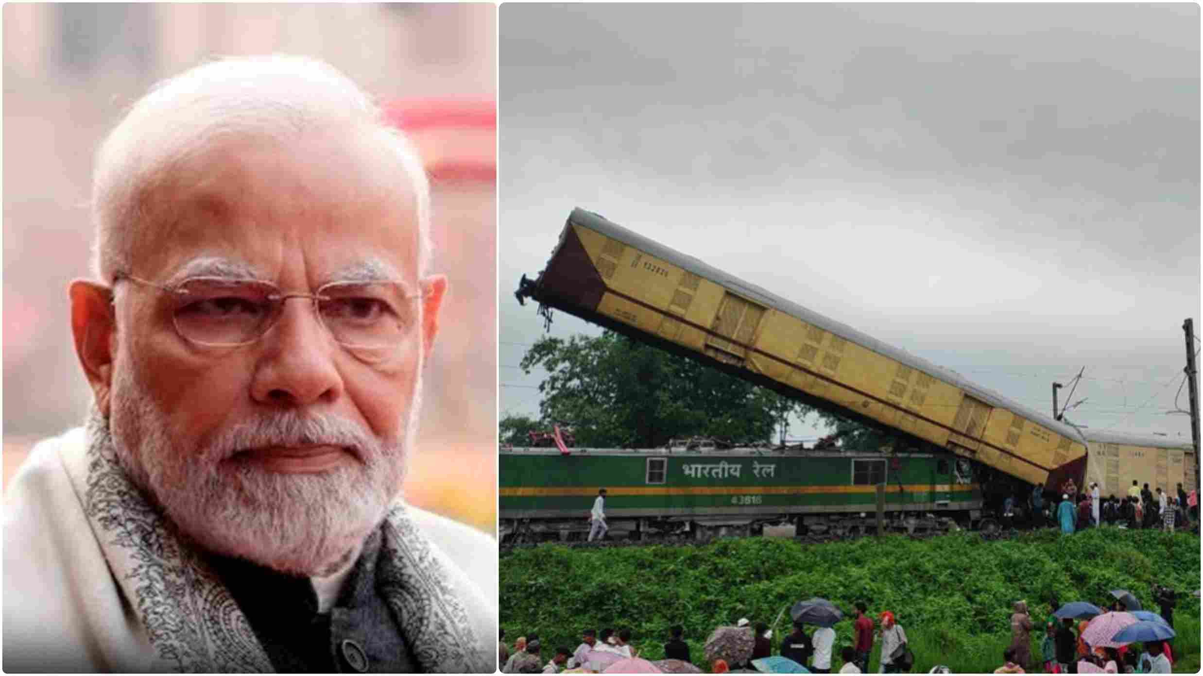 बंगाल के दार्जिलिंग में बड़ा ट्रेन हादसा, अबतक 8 लोगों की मौत; प्रधानमंत्री मोदी ने की अनुग्रह राशि की घोषणा