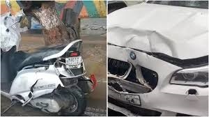 मुंबई: वर्ली में तेज रफ्तार BMW ने स्कूटर को टक्कर मारी, एक की मौत