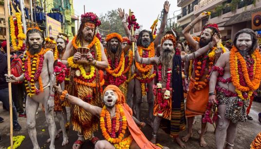 महाकुम्भ 2025: नृत्य, नगाड़े और शस्त्र कौशल... आकर्षण का केंद्र बने नागा साधु