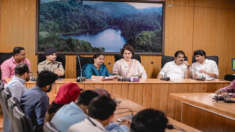 जंगली जानवरों के हमलों से निपटने के लिए केंद्र और राज्य सरकार के पास पर्याप्त धन नहीं: प्रियंका गांधी वाड्रा