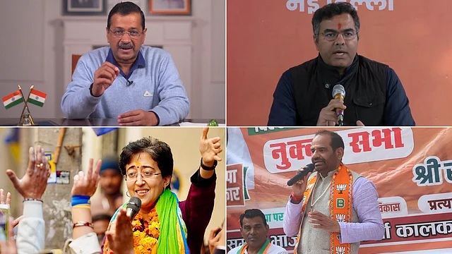 दिल्ली में प्रचंड जीत की ओर भाजपा, रुझानों में 'आप' को करारी हार