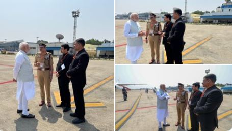 प्रधानमंत्री मोदी वाराणसी पहुंचे, अधिकारियों से सामूहिक बलात्कार मामले में सख्त कार्रवाई करने को कहा