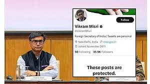 भारत-पाकिस्तान युद्ध विराम की घोषणा के बाद विदेश सचिव विक्रम मिसरी को ऑनलाइन दुर्व्यवहार का करना पड़ा सामना