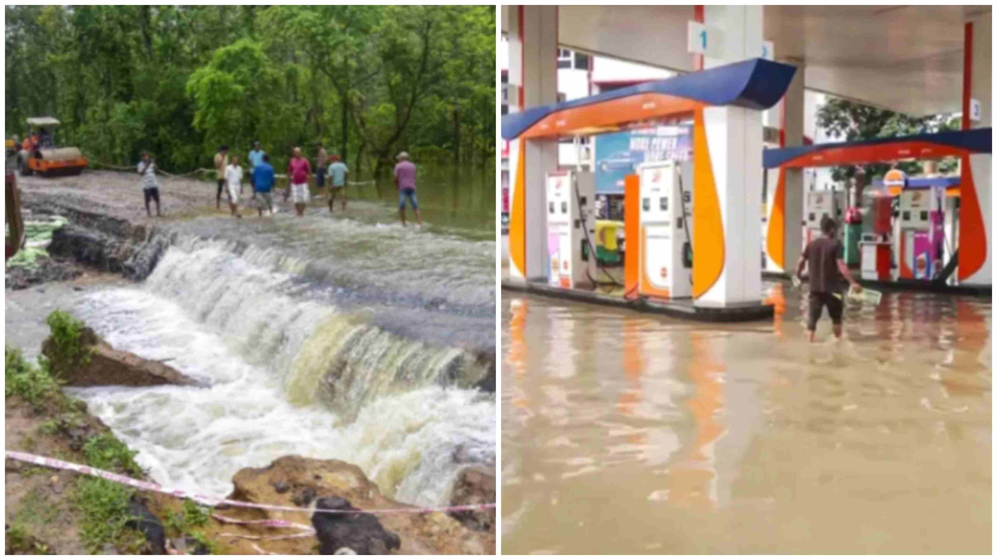 असम में भारी बारिश से बाढ़ जैसे हालात, ब्रह्मपुत्र नदी उफान पर, रेल सेवाएं और सड़क परिवहन बाधित