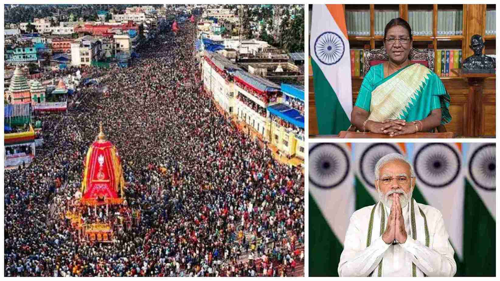भगवान जगन्नाथ रथ यात्रा शुरू होने पर पुरी में उमड़े श्रद्धालु, पीएम मोदी-राष्ट्रपति मुर्मू ने दी शुभकामनाएं