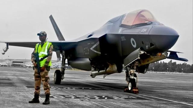 ब्रिटिश F-35B विमान तिरुवनंतपुरम में फंसा: मरम्मत संभव नहीं, बड़ा विमान भेजेगा ब्रिटेन