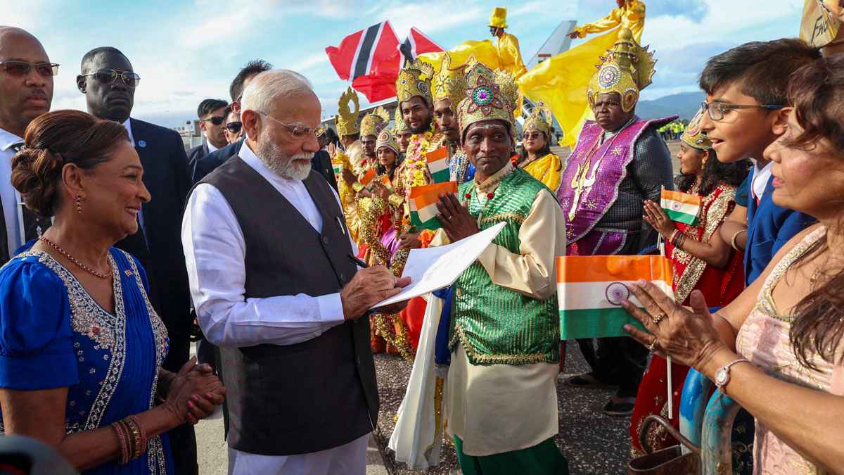 'नए भारत के लिए आकाश भी कोई सीमा नहीं है': त्रिनिदाद और टोबैगो में प्रधानमंत्री मोदी