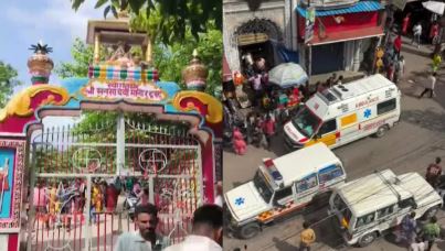 हरिद्वार में मनसा देवी मंदिर में भगदड़, छह लोगों की मौत, कई लोगों के दबे होने की आशंका