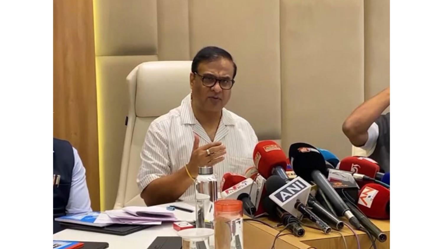 असम के मुख्यमंत्री सरमा ने बाढ़ राहत के लिए हिमाचल मुख्यमंत्री राहत कोष में 5 करोड़ रुपये देने की घोषणा की