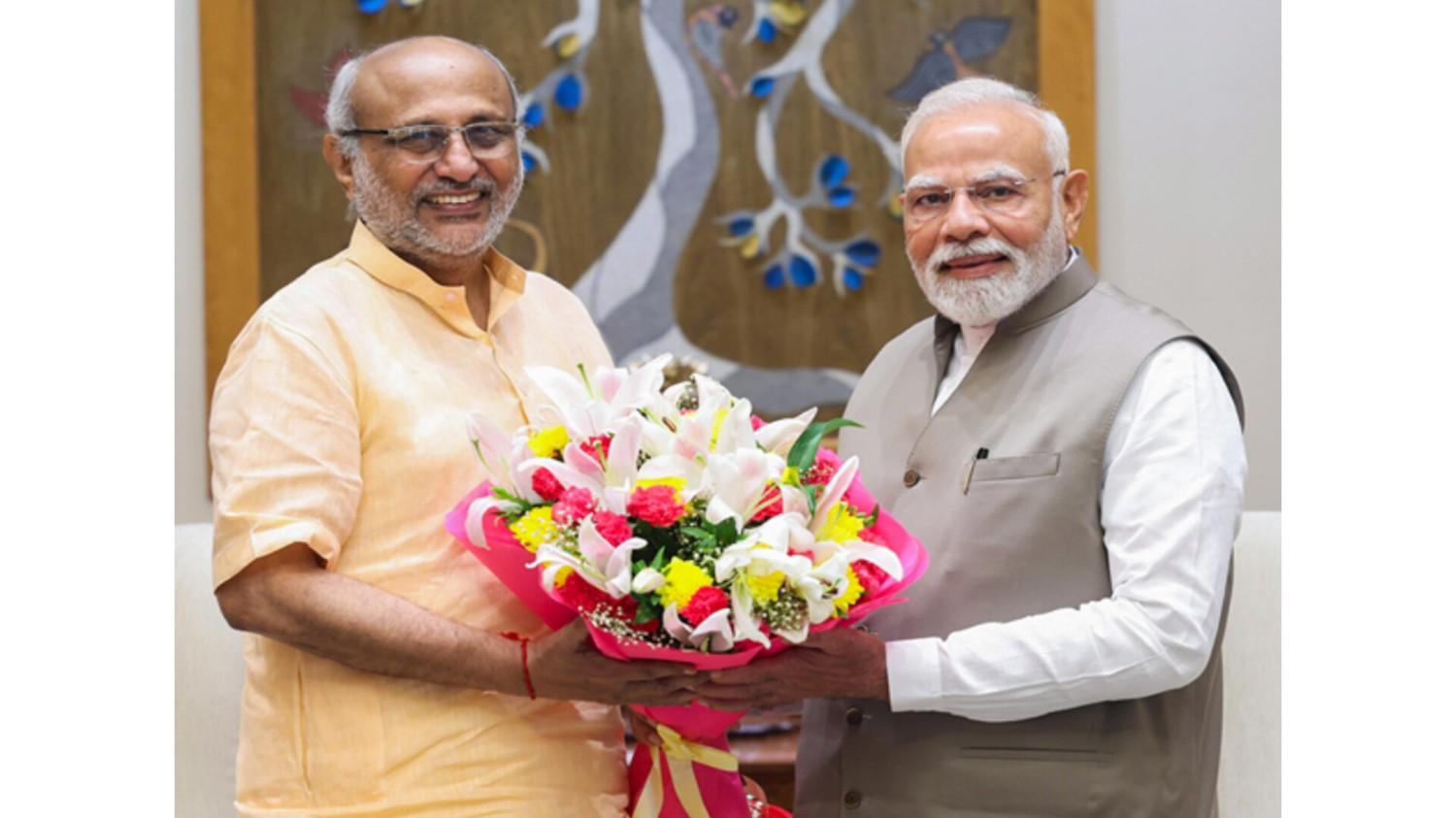 प्रधानमंत्री मोदी ने नवनिर्वाचित उपराष्ट्रपति राधाकृष्णन को बधाई दी, कहा 