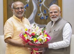 उपराष्ट्रपति के पद तक राधाकृष्णन का पहुंचना लोकतंत्र की असली ताकत दर्शाता है: प्रधानमंत्री मोदी