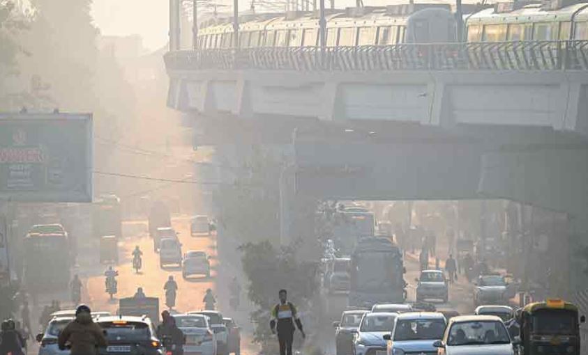 राजधानी दिल्ली की वायु गुणवत्ता 'खराब' श्रेणी में, एक्यूआई 288 दर्ज किया गया