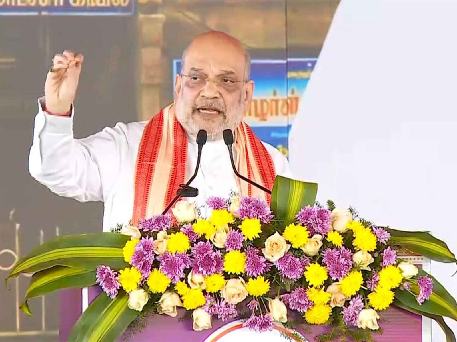 पुलवामा का जिक्र कर अमित शाह का कांग्रेस पर वार, बोले– 'मोदी सरकार ने बनाई नई परंपरा'