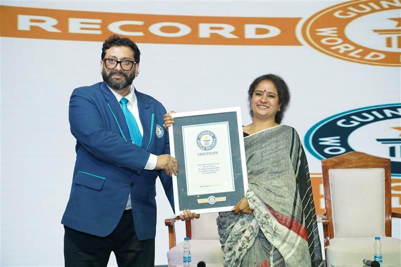 अंतरराष्ट्रीय स्तर पर चमका भारत का नाम, डॉ. मुकेश शारदा जी का हुआ गिनीज वर्ल्ड रिकॉर्ड्स द्वारा सम्मान