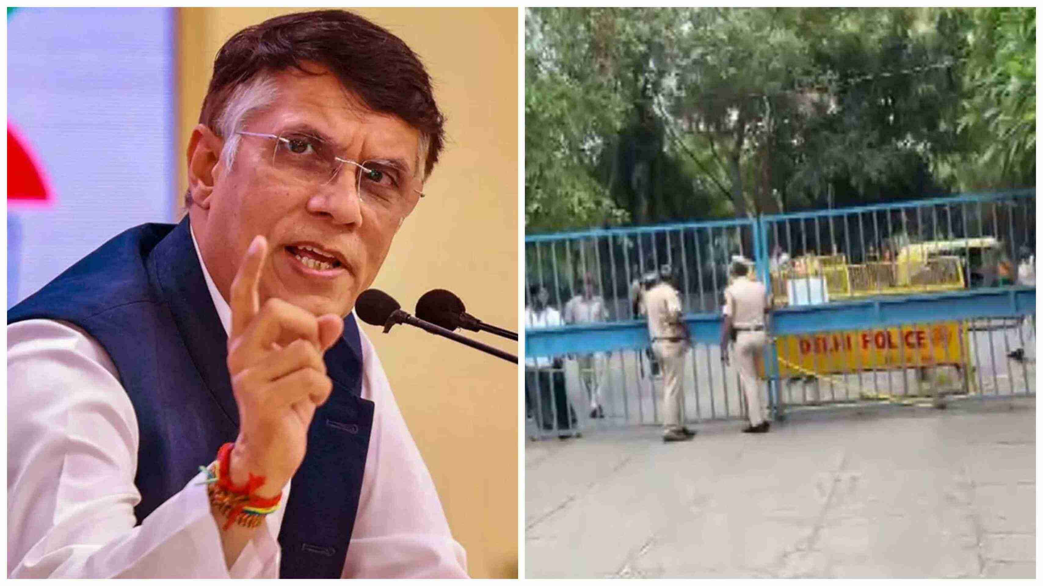 दिल्ली: सीएम हिमंता की पत्नी की FIR से बवाल, पवन खेड़ा के घर तलाशी लेने पहुंची असम पुलिस