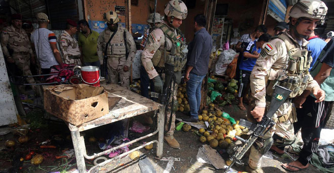 बगदाद के बाजारों में बम विस्फोट, 54 लोगों की दर्दनाक मौत