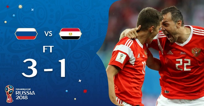 फीफा वर्ल्ड कप: रूस ने मिस्र को हराकर नॉकआउट चरण की तरफ बढ़ाया कदम