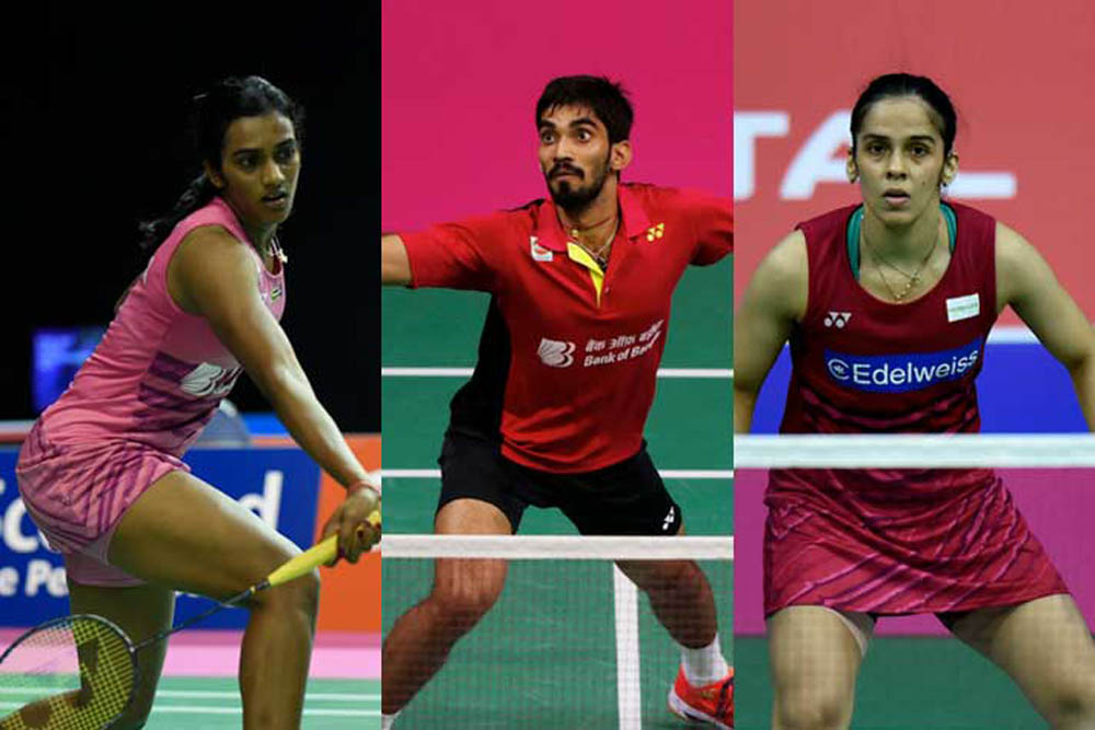 बैडमिंटन विश्व चैम्पियनशिप: सिंधू, सायना और श्रीकांत प्री क्वार्टर फाइनल में पहुंचे