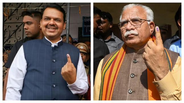 एग्जिट पोल में महाराष्ट्र-हरियाणा में भाजपा सरकार की वापसी के संकेत, दो-तिहाई सीटें मिलने का अनुमान