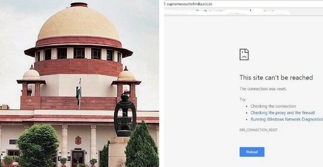 जज लोया पर फैसले के बाद सुप्रीम कोर्ट की वेबसाइट ठप, हैकिंग की आशंका