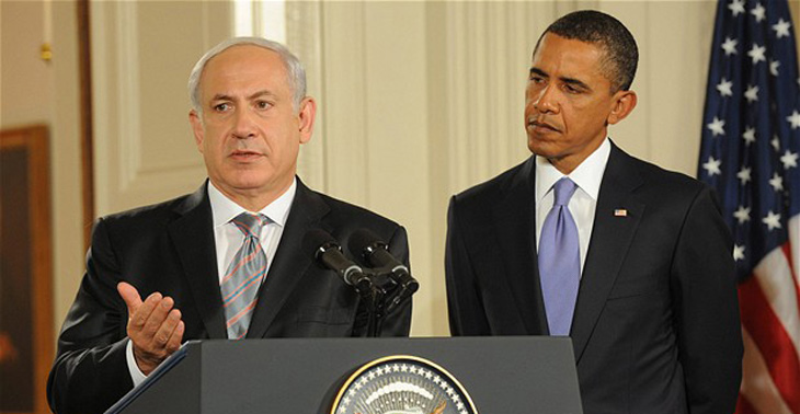 ओबामा ने माना  फलस्तीन मुद्दे पर नेतन्याहू के साथ मतभेद