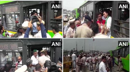 गाजीपुर बॉर्डर पर किसानों का प्रदर्शन तेज, सीमाओं पर कड़ी की गई सुरक्षा, दिल्ली पुलिस ने कई को हिरासत में लिया