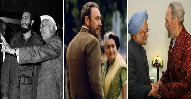 कास्त्रो के भारत और भारतीय नेताओं के साथ थे प्रगाढ़ संबंध
