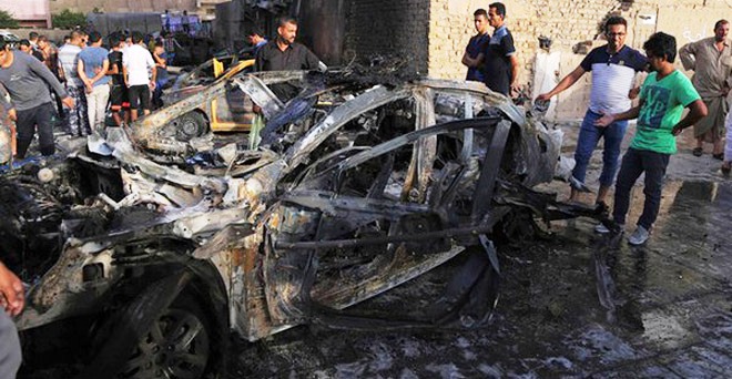 इराक: बगदाद के व्यस्त बाजार में कार बम विस्फोट, 34 लोगों की मौत