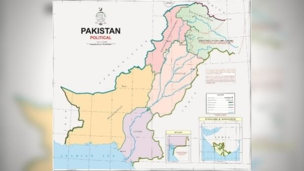 पाकिस्तान ने जारी किया नया नक्शा, कश्मीर-लद्दाख, जूनागढ़ को बताया अपना हिस्सा