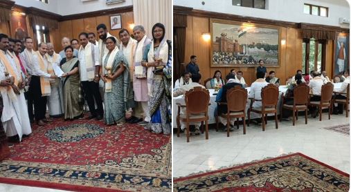 INDIA के प्रतिनिधिमंडल ने मणिपुर की राज्यपाल को सौंपा ज्ञापन, 'जातीय संघर्ष को नियंत्रित करने में विफल रही सरकार'