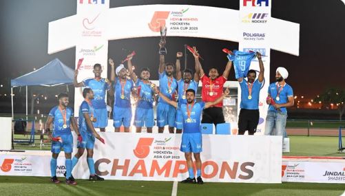 प्रधानमंत्री मोदी ने भारतीय पुरुष हॉकी टीम को हॉकी 5एस एशिया कप जीतने पर बधाई दी